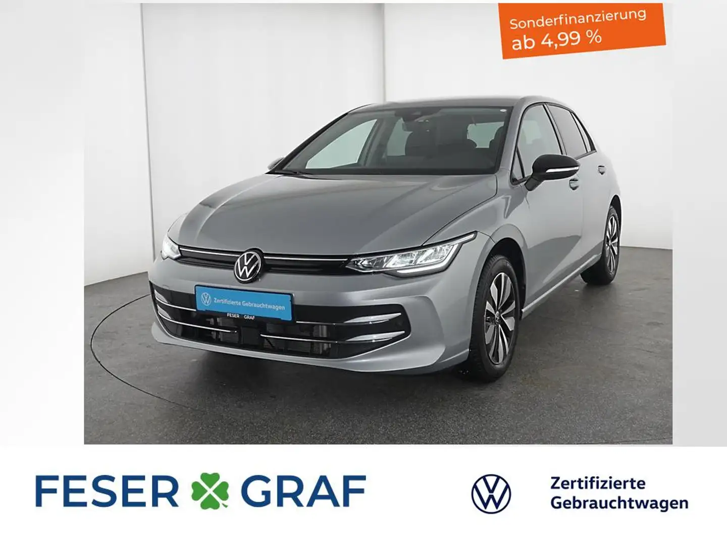 Volkswagen Golf 1.5eTSI Goal DSG LED ACC Rückfahrkamera Silber - 1