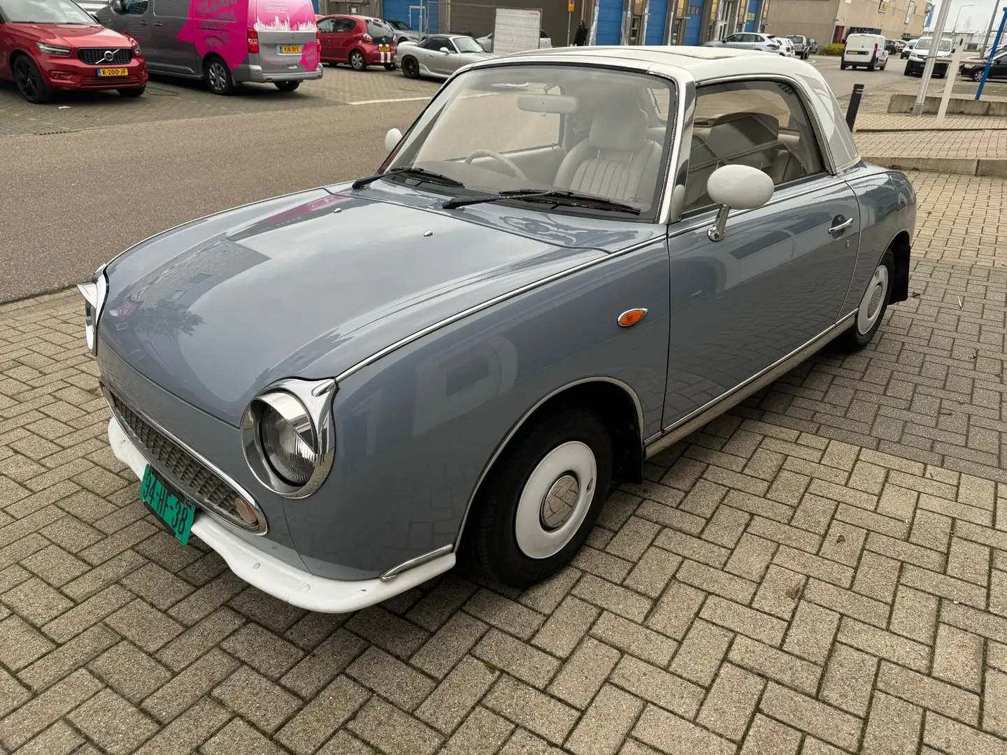 Nissan Figaro 746, LAPISGRIJS, AUTOMAAT, AIRCO, TURBO Grau - 2
