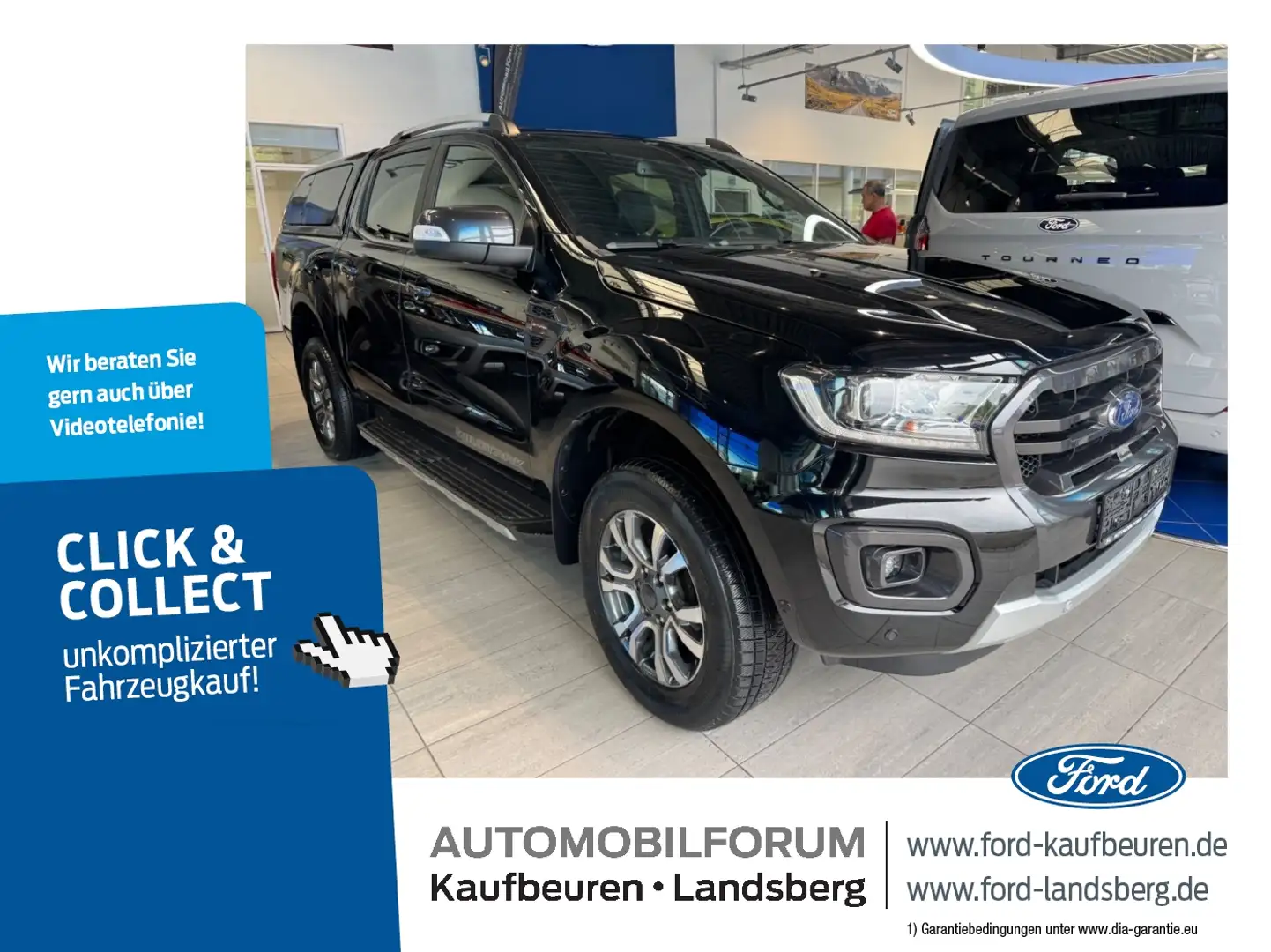 Ford Ranger DoKa 2.0 TDCi Panther Hardtop LED RFK AHK Noir - 1