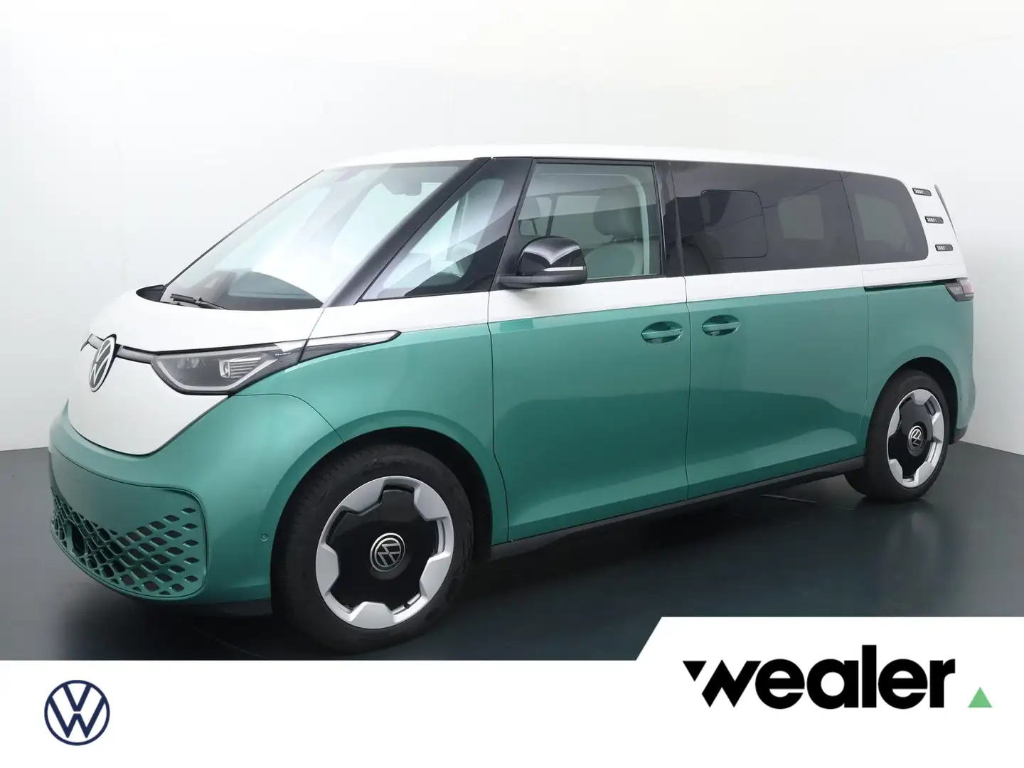 Volkswagen ID. Buzz Pro Bulli Elektromotor 210 kW (286 pk) LWB 7-zits Groen - 1