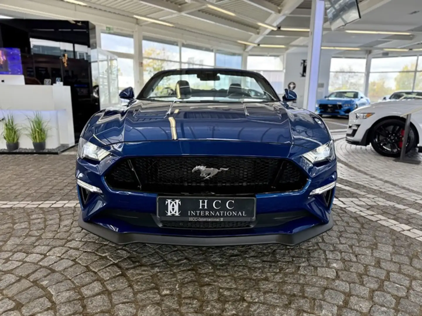 Ford Mustang GT Aut. Cabrio 1.Hd | Unfallfrei |DE Blau - 2
