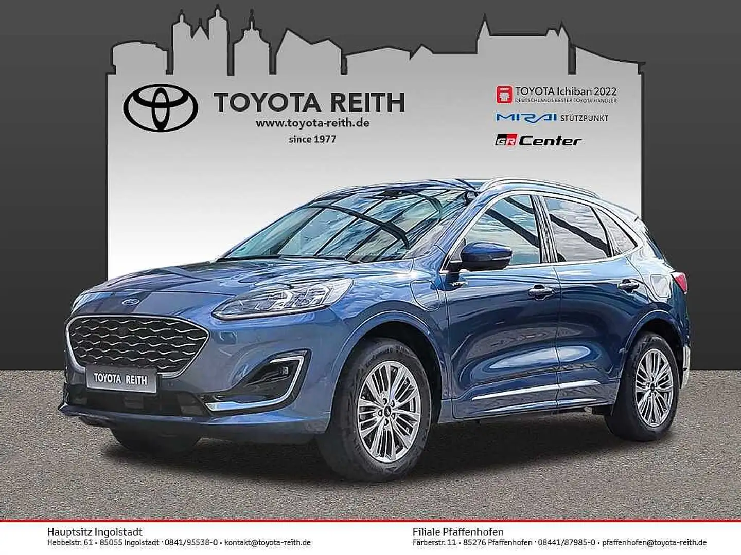 Ford Kuga 2.5 Duratec PHEV VIGNALE Blau - 1