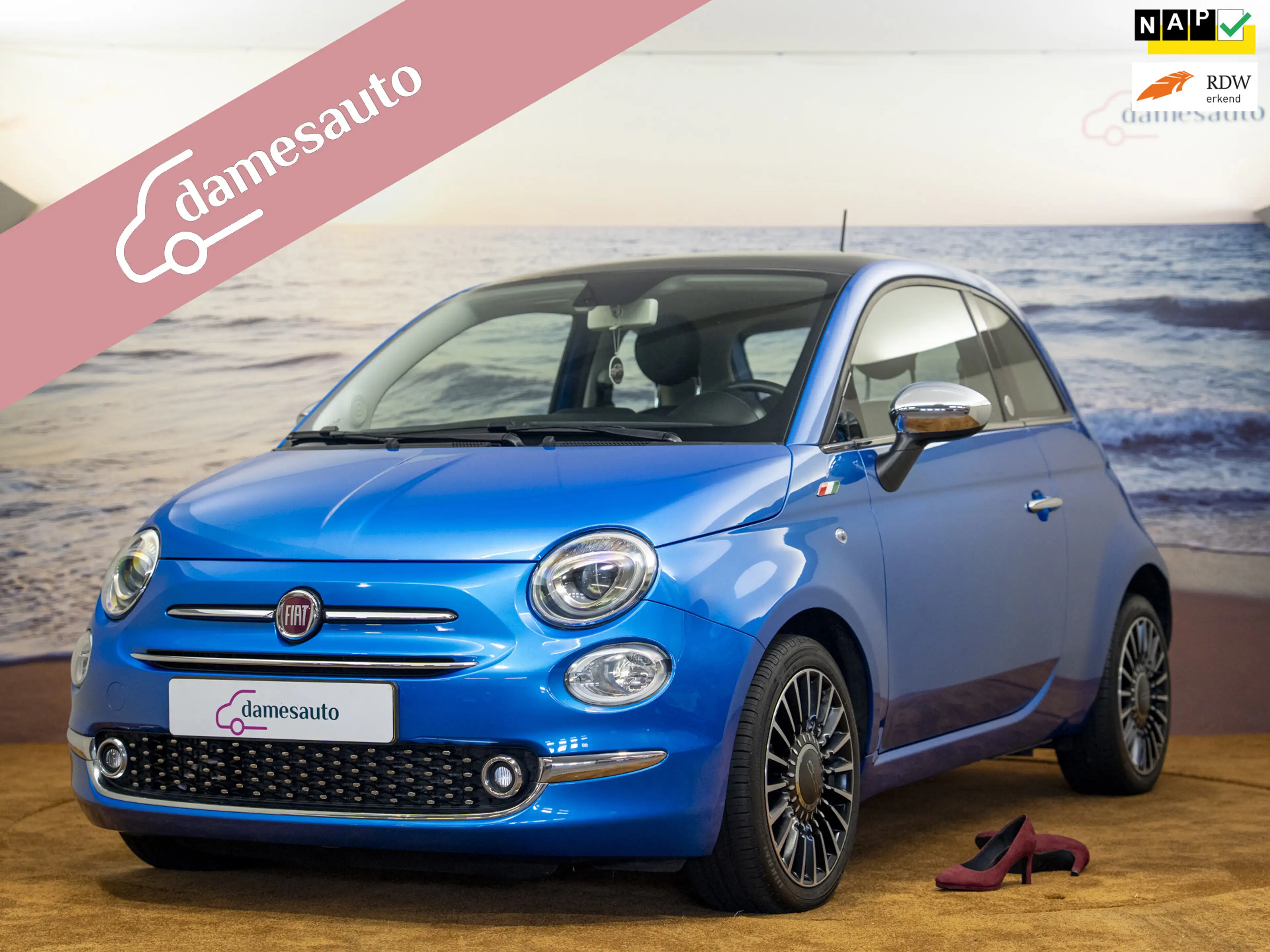Fiat 500 0.9 Mirror edition, NAP, incl garantie