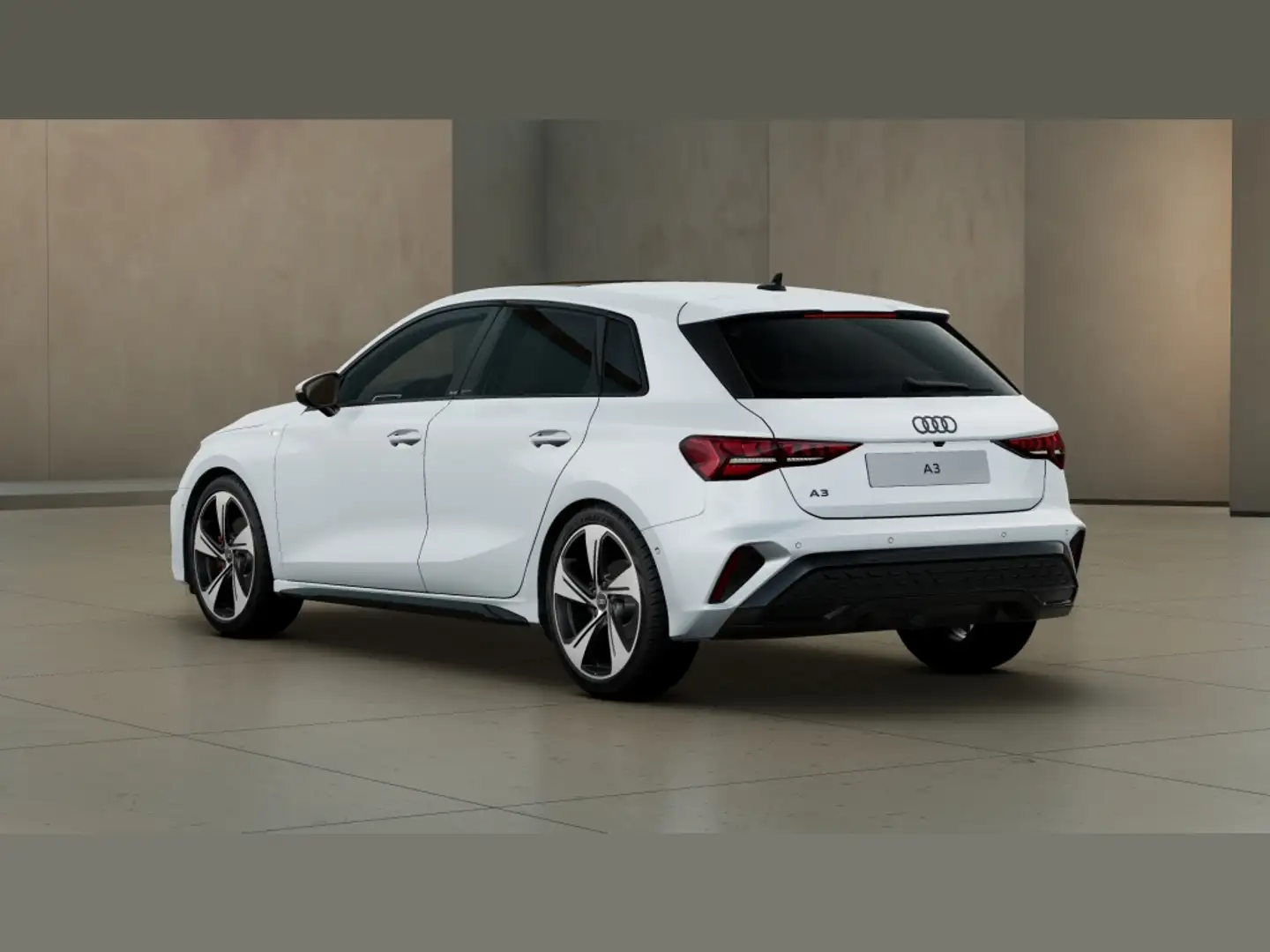 Audi A3 Sportback 35 TDI S line Weiß - 2