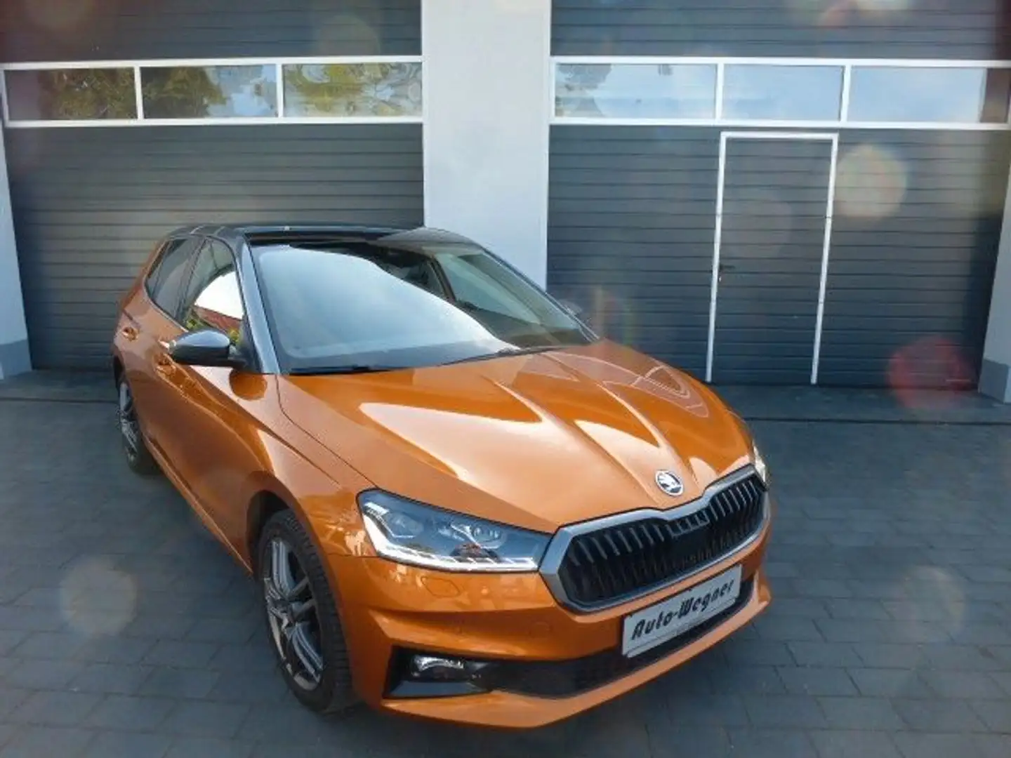 Skoda Fabia 1.0 TSI Style LED Navi SHZ Rückfk. Scheckh Orange - 1