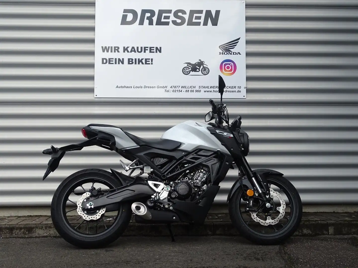 Honda CB 125 R ABS * Modell 2025 * 6 Jahre Garantie * Weiß - 1