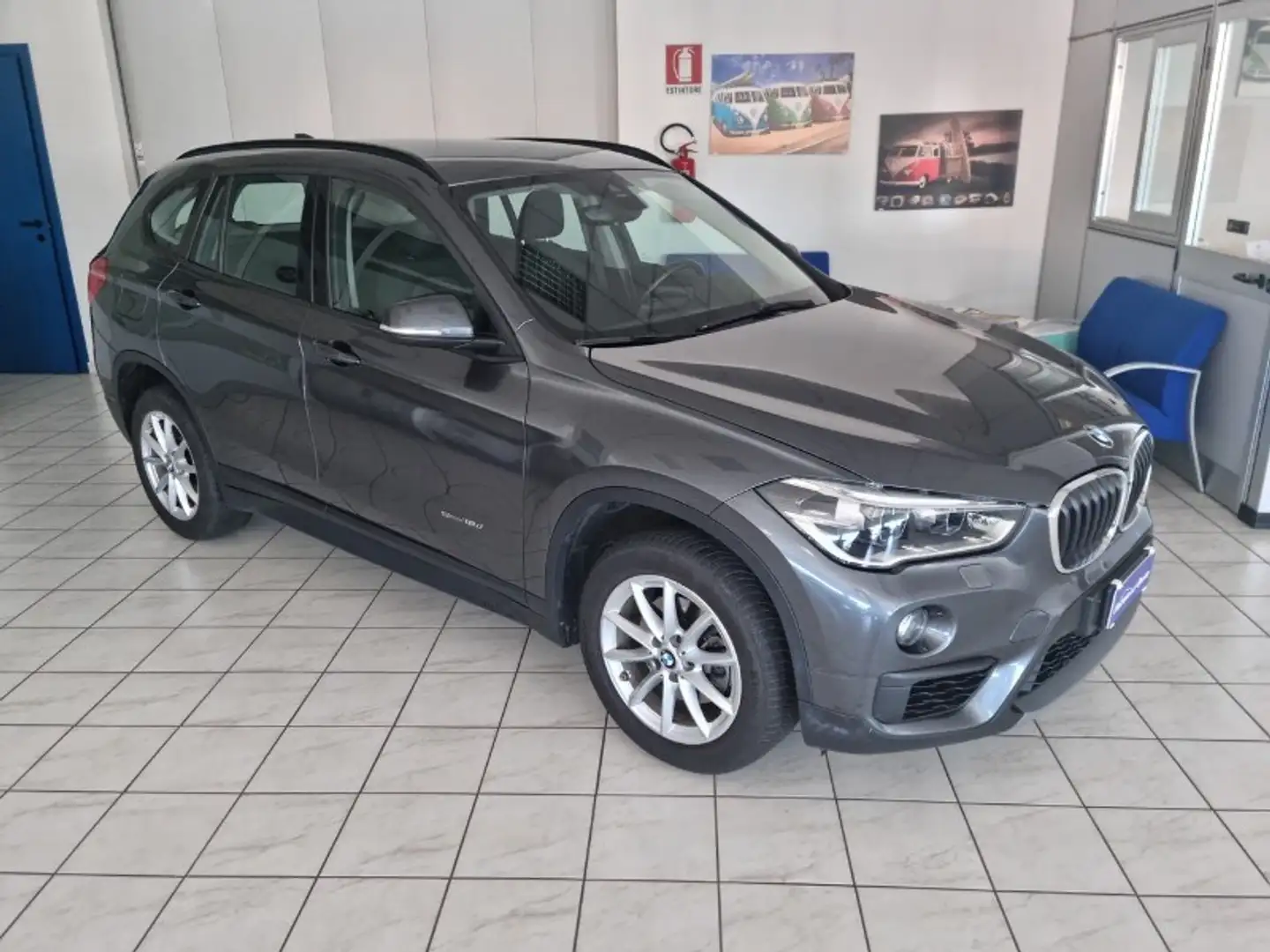 BMW X1 X1 sDrive18d Advantage Grigio - 1