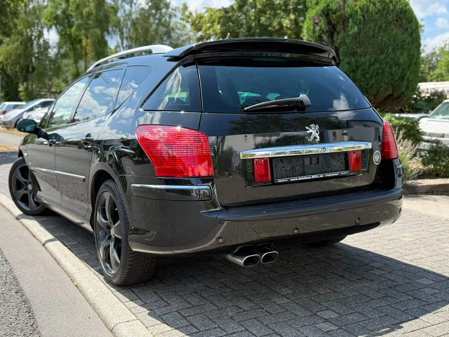 Peugeot 407 SW RC-Line/2-HAND/170PS/Scheckheft! Schwarz - 2