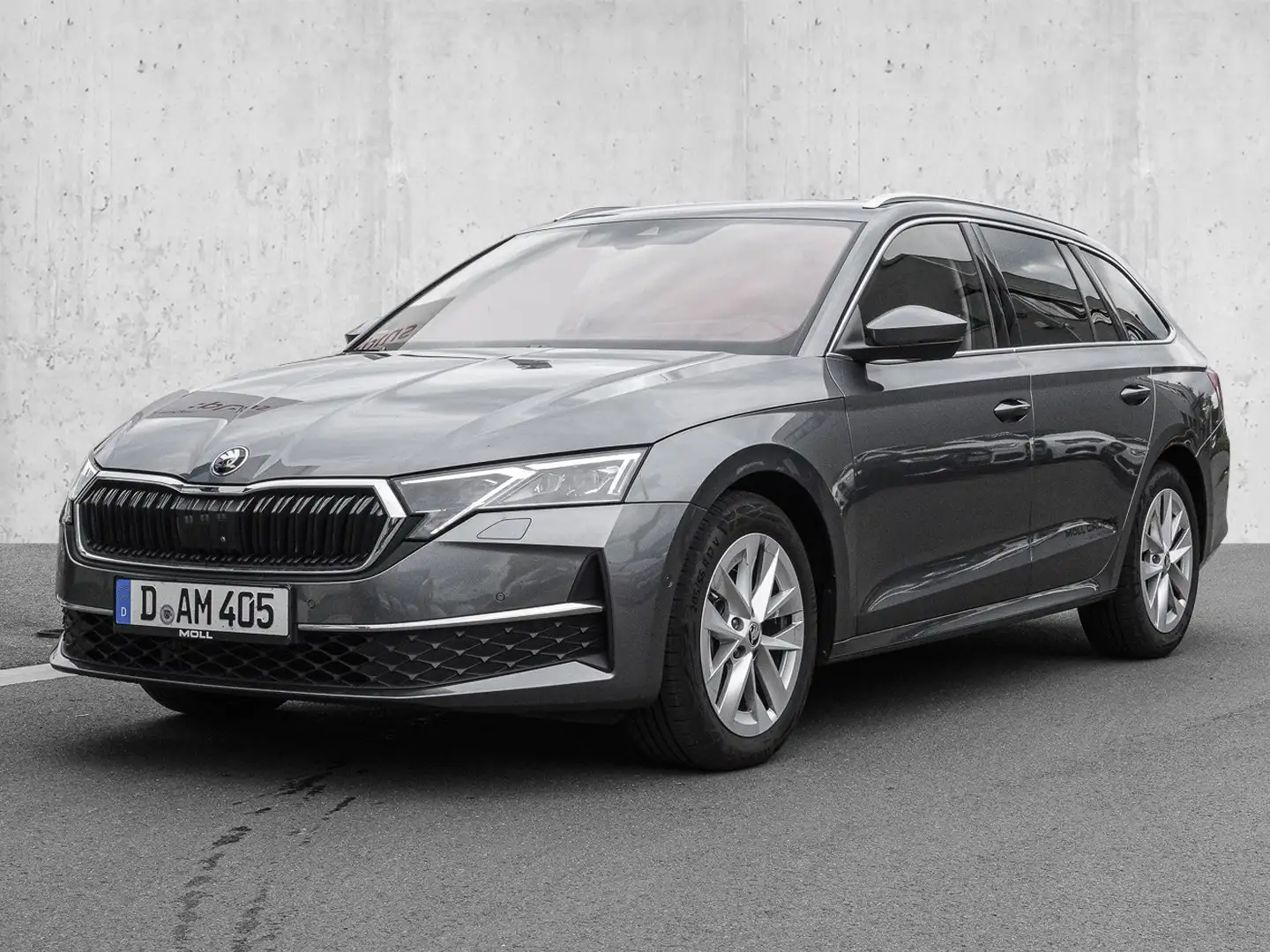Skoda Octavia Combi 2.0 TDI DSG Selection PANO LED PDC Grau - 2