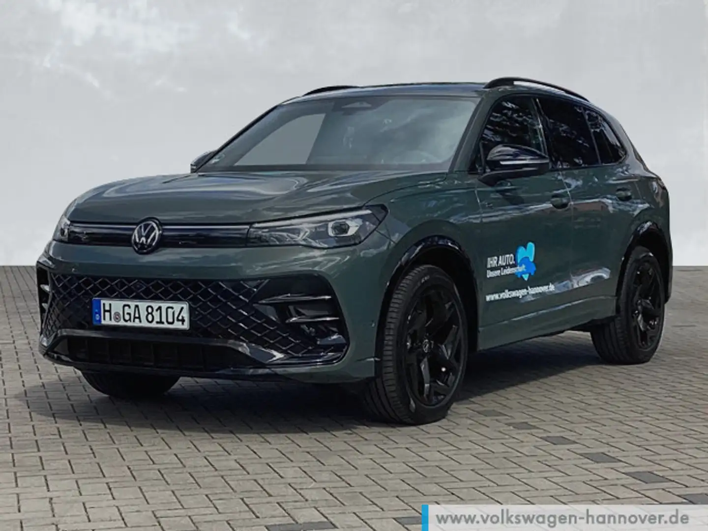 Volkswagen Tiguan R-Line 2.0 TDI DSG IQ.Light Navi AHK Green - 1