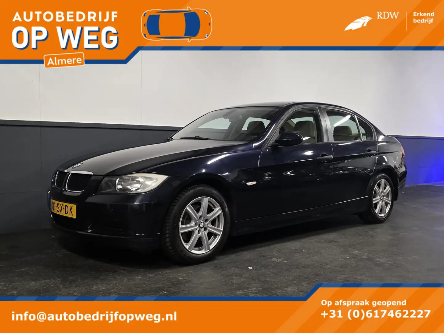 BMW 318 3-serie 318i High Executive | Automaat | Nw olie+o Blue - 1