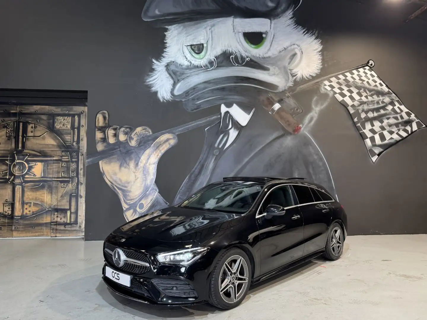 Mercedes-Benz CLA 220 (2) 220 d AMG Line Premium Plus Toit Ouvrant Noir - 1