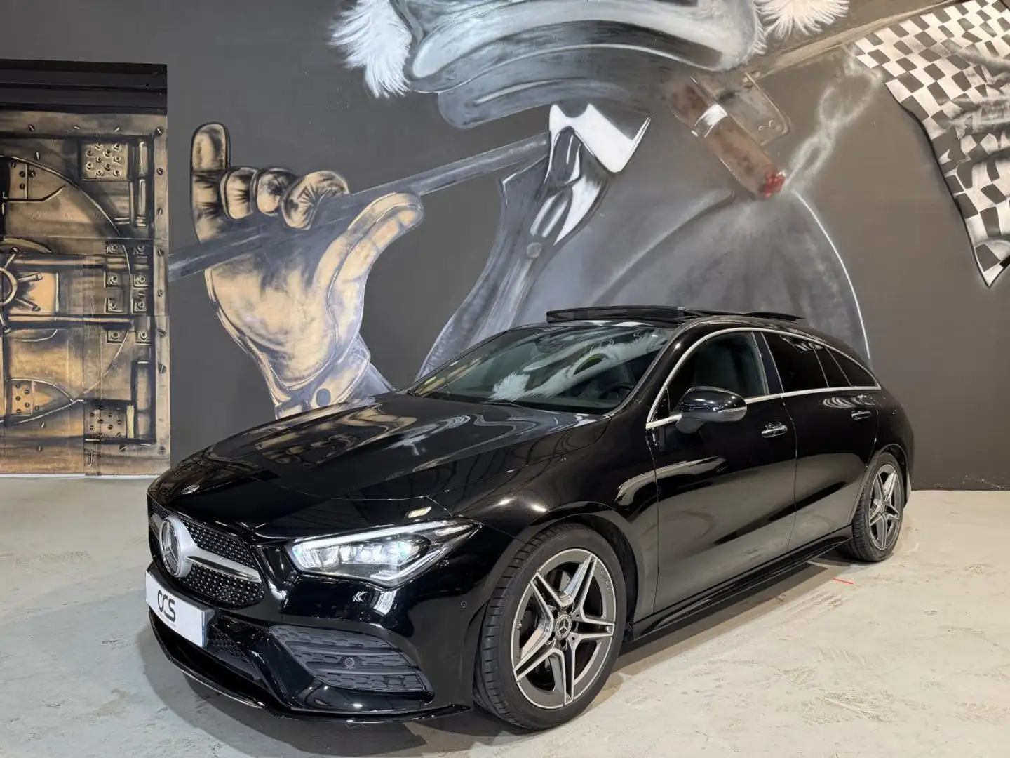 Mercedes-Benz CLA 220 (2) 220 d AMG Line Premium Plus Toit Ouvrant Noir - 2