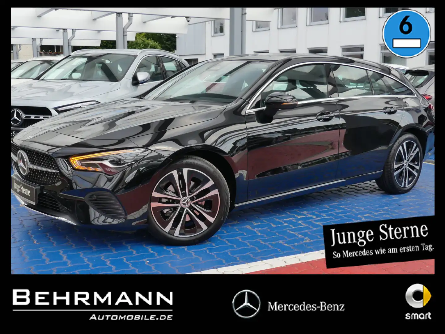 Mercedes-Benz CLA 180 CLA 180 SB Progressive LED-Scheinw+R-Kamera+MBUX Schwarz - 1