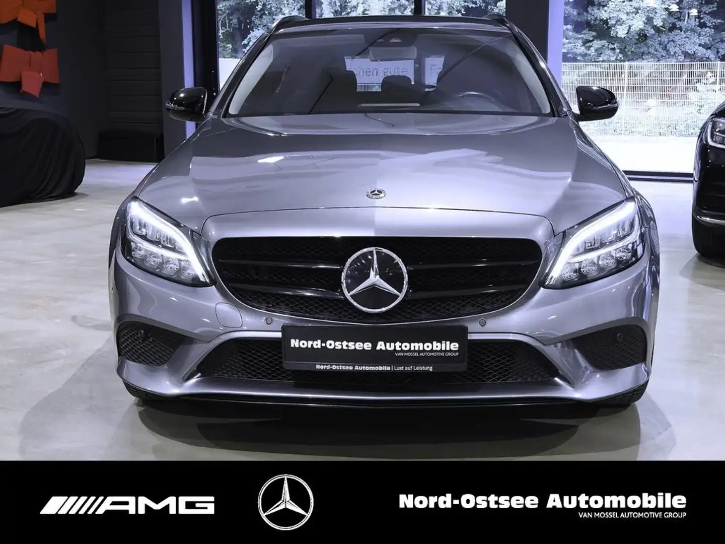 Mercedes-Benz C 180 T AVANTGARDE PARKPAKET AHK NIGHT LED 9G Gris - 2