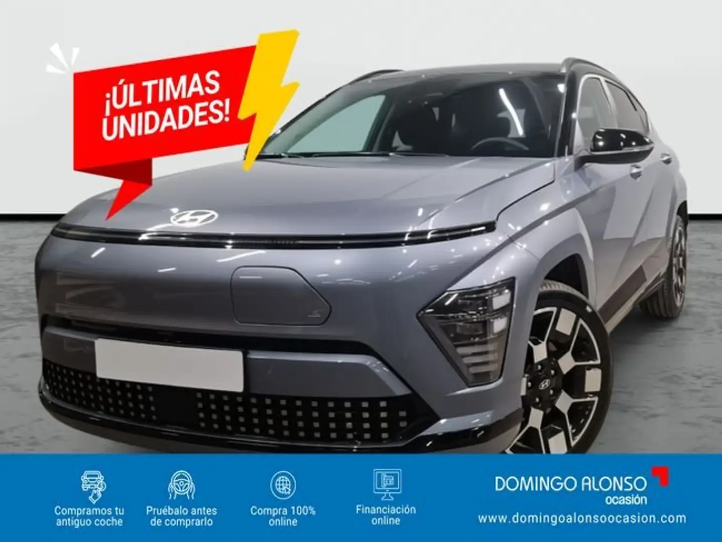 Hyundai KONA Nuevo  Eléctrico 150 kW (204 CV) Blackline 19" MY Azul - 1