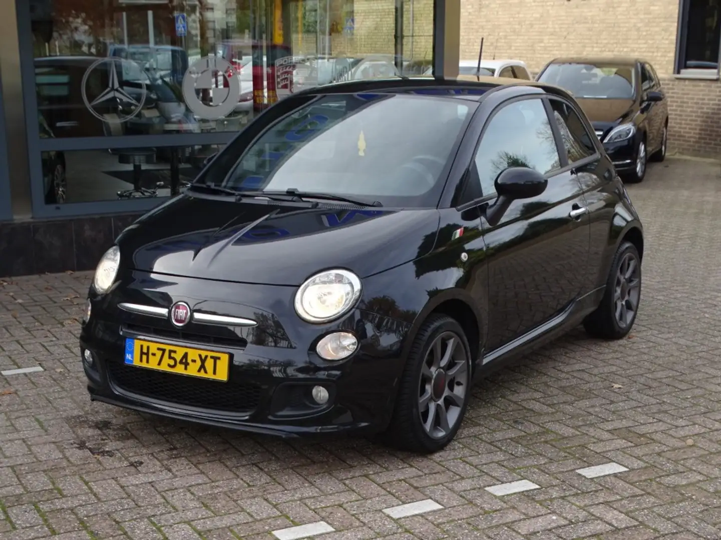 Fiat 500 1.2 500S Sportuitvoering Airco Zwart - 2