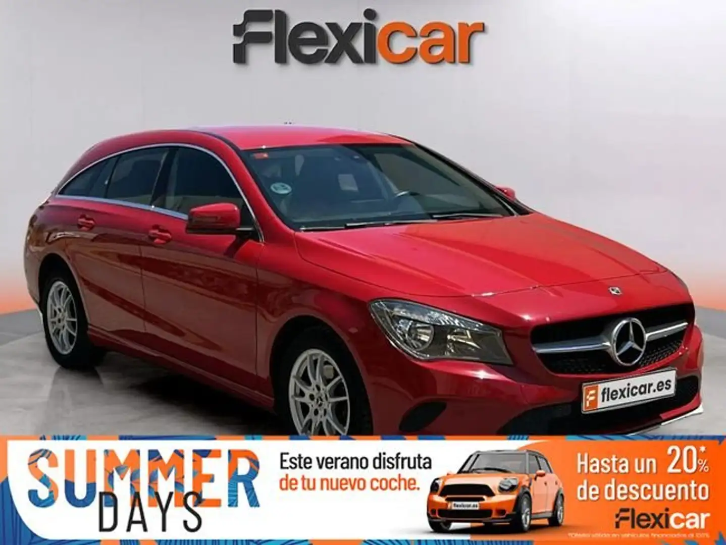 Mercedes-Benz CLA 180 - 5P (2018) Rojo - 1