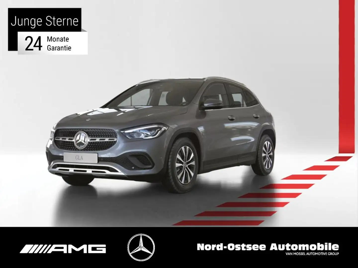 Mercedes-Benz GLA 200 d 4M STYLE DISTRONIC LED KAMERA NAVI SHZ Grau - 1