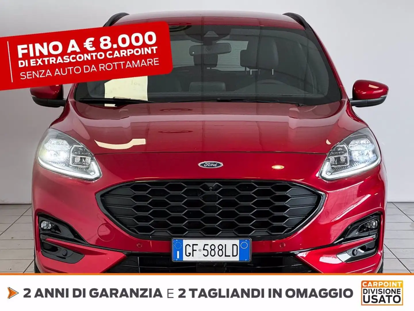 Ford Kuga 2.5 phev st-line x 2wd 225cv cvt Red - 2