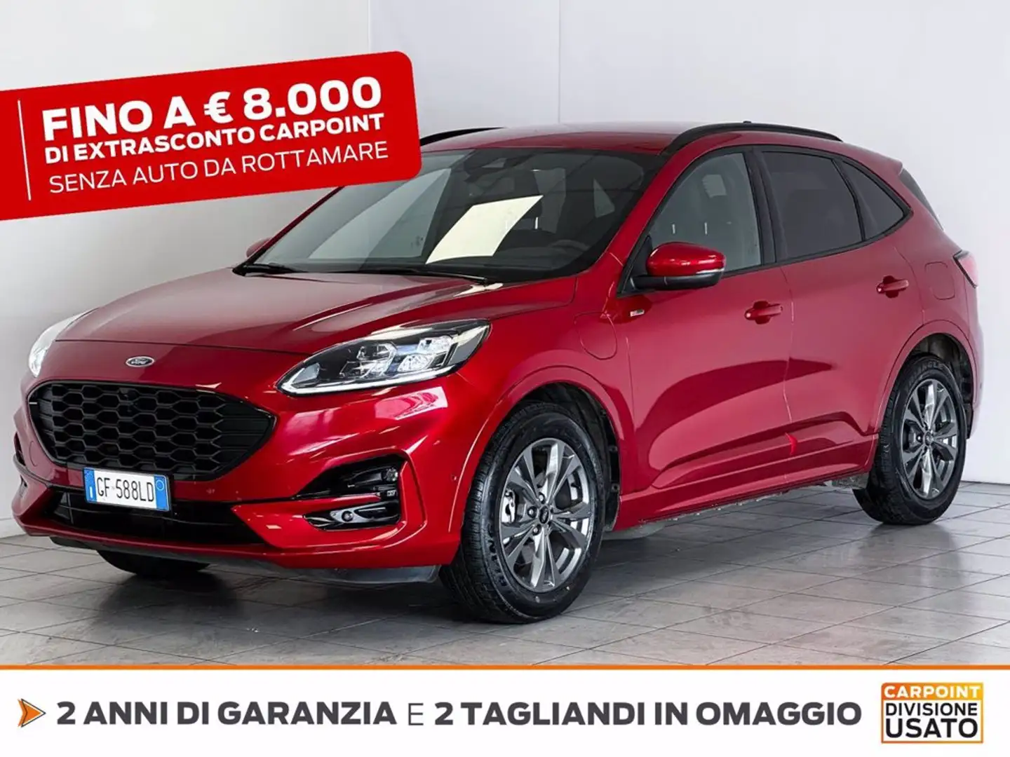 Ford Kuga 2.5 phev st-line x 2wd 225cv cvt Red - 1