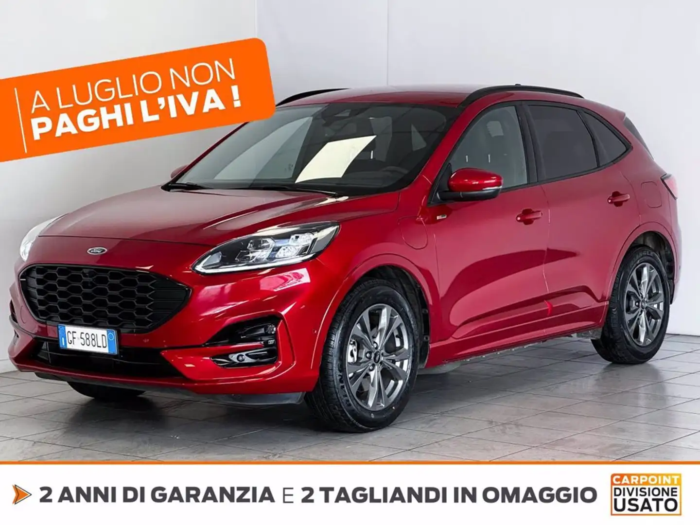 Ford Kuga 2.5 phev st-line x 2wd 225cv cvt Rosso - 1