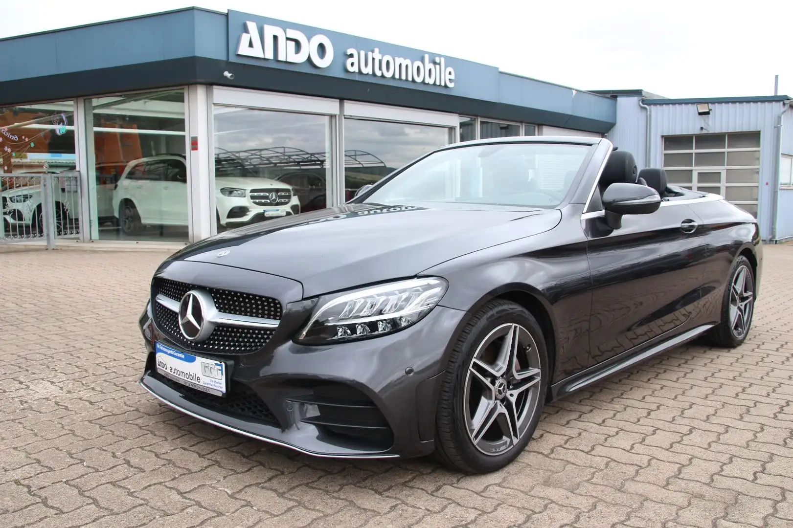 Mercedes-Benz C 220 d Cabrio AMG-Line*LED*NAVI*KAMERA*18 ZOLL* Gris - 1
