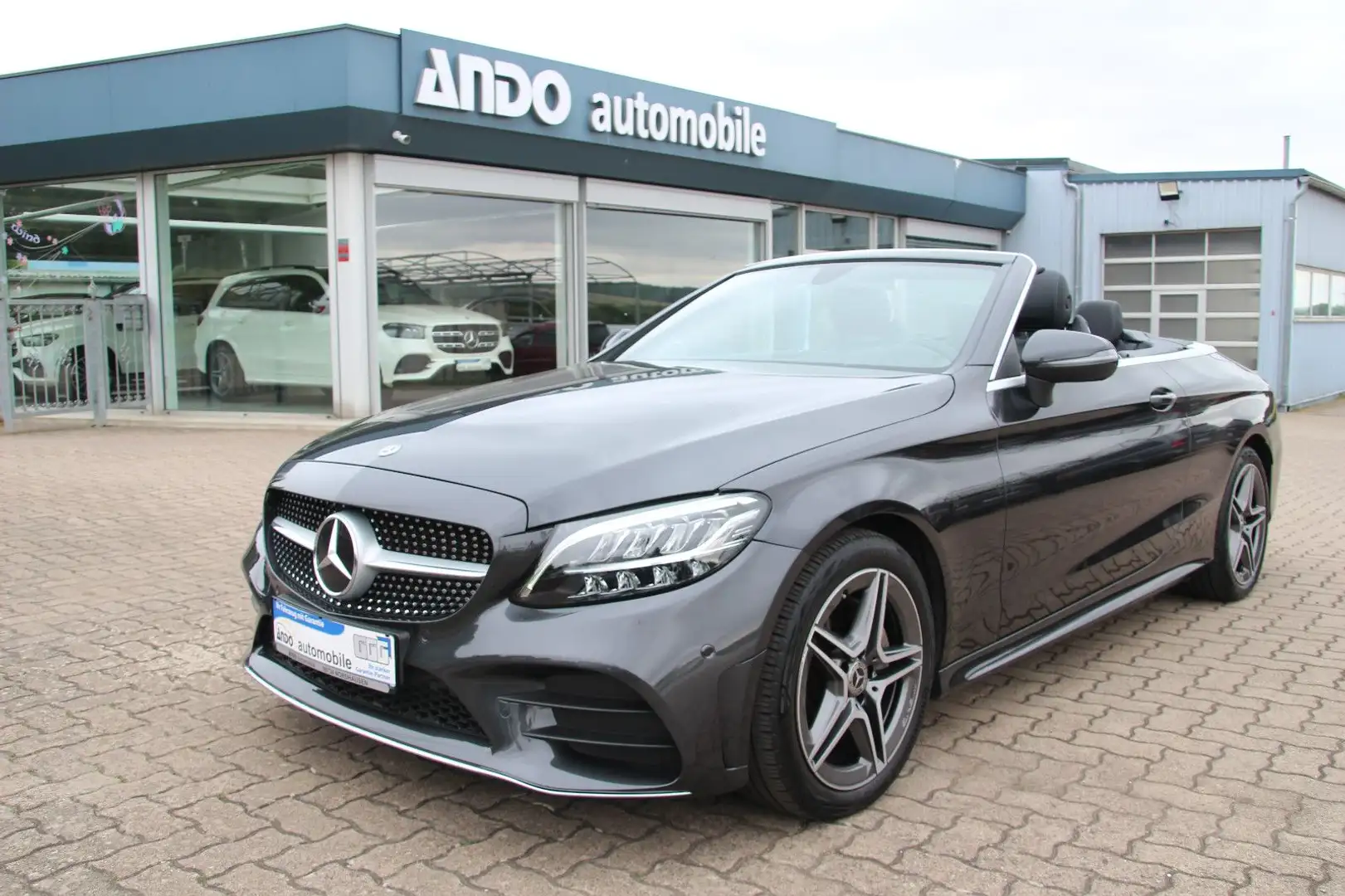 Mercedes-Benz C 220 d Cabrio AMG-Line*LED*NAVI*KAMERA*18 ZOLL* Gris - 2
