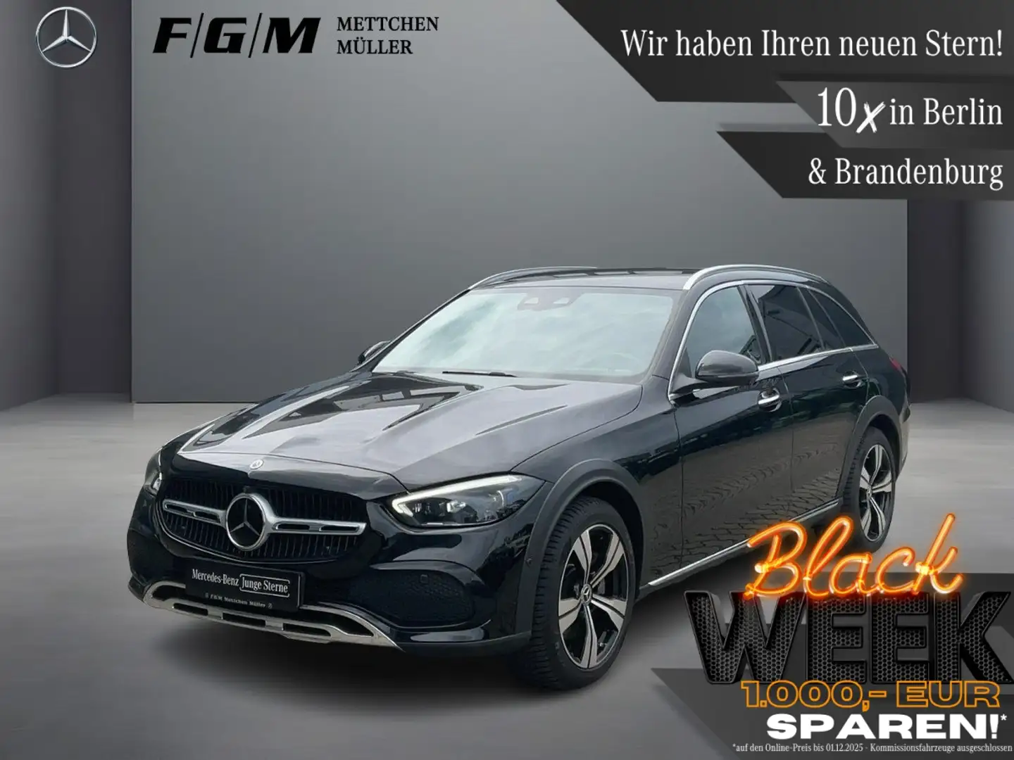 Mercedes-Benz C 220 T d All Terrain 4M Avantgarde KeyGo|TWA Schwarz - 1