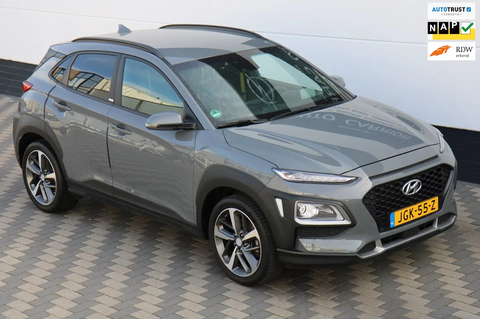 Hyundai KONA 1.0 T-GDI Navi Camera Stuurverwarming Zeer Luxe!! Gris - 1
