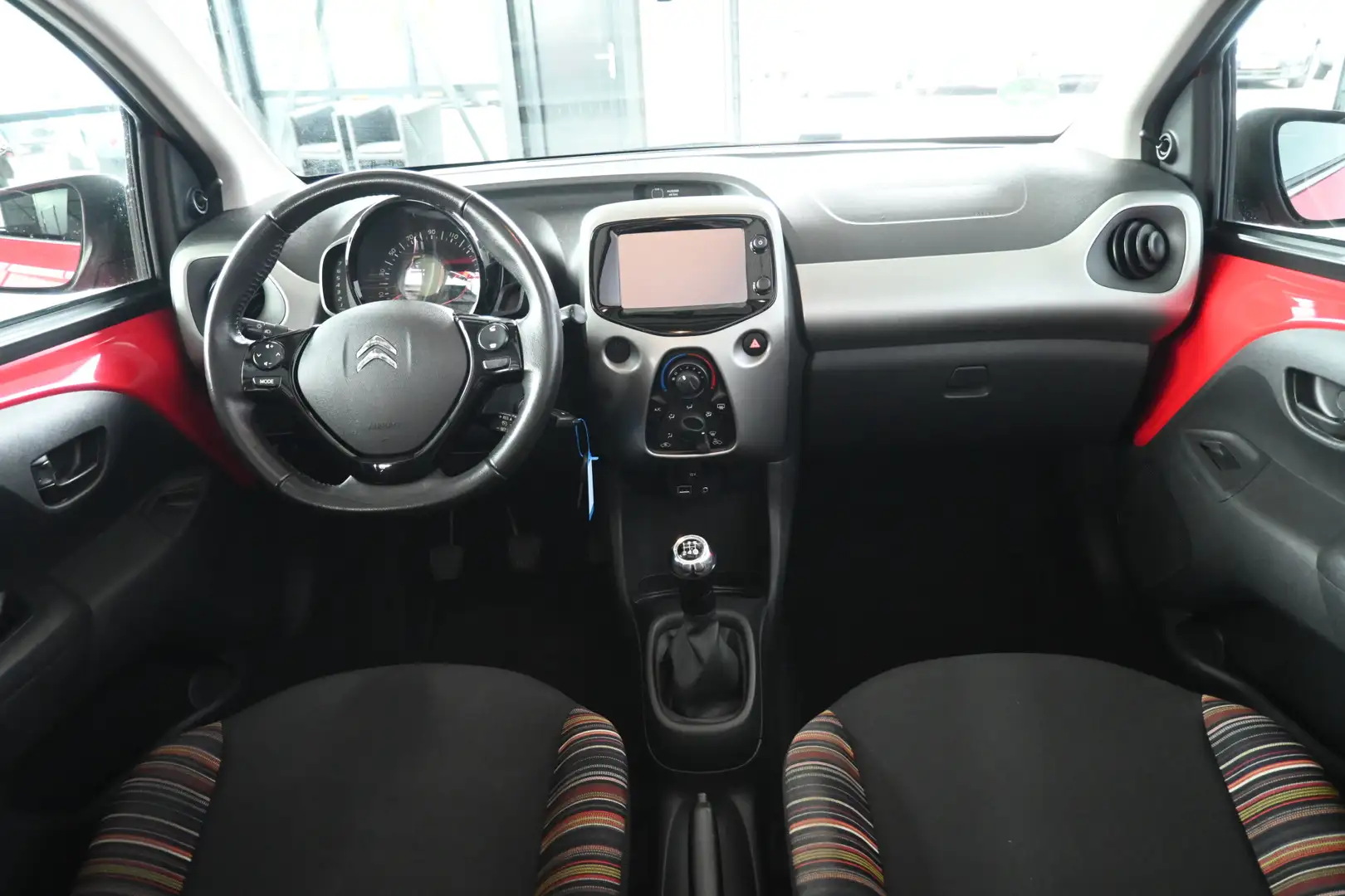 Citroen C1 1.0 e-VTi Airscape Feel Airco Panoramadak Goed Ond Roşu - 2
