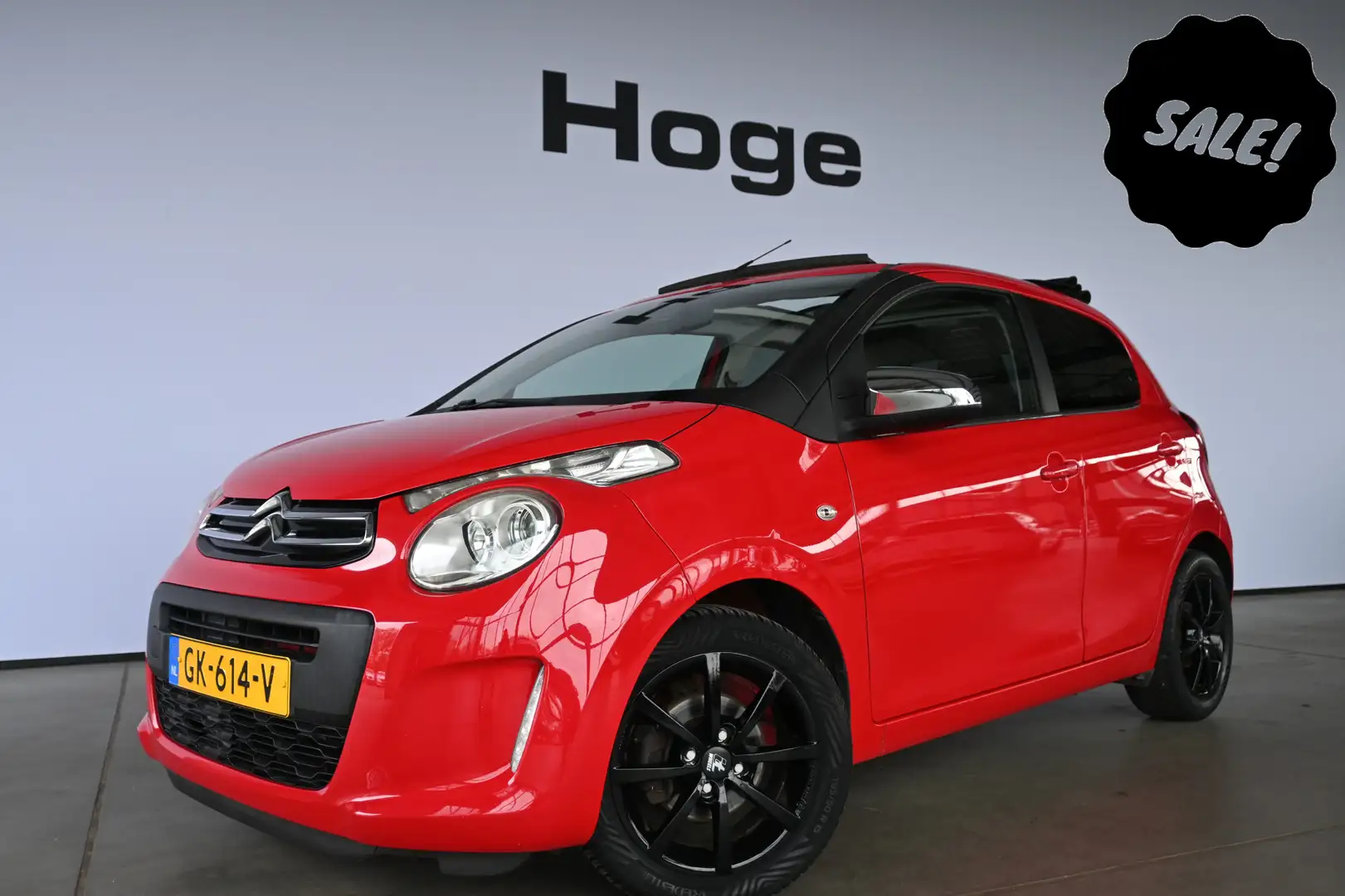 Citroen C1 1.0 e-VTi Airscape Feel Airco Panoramadak Goed Ond Roşu - 1