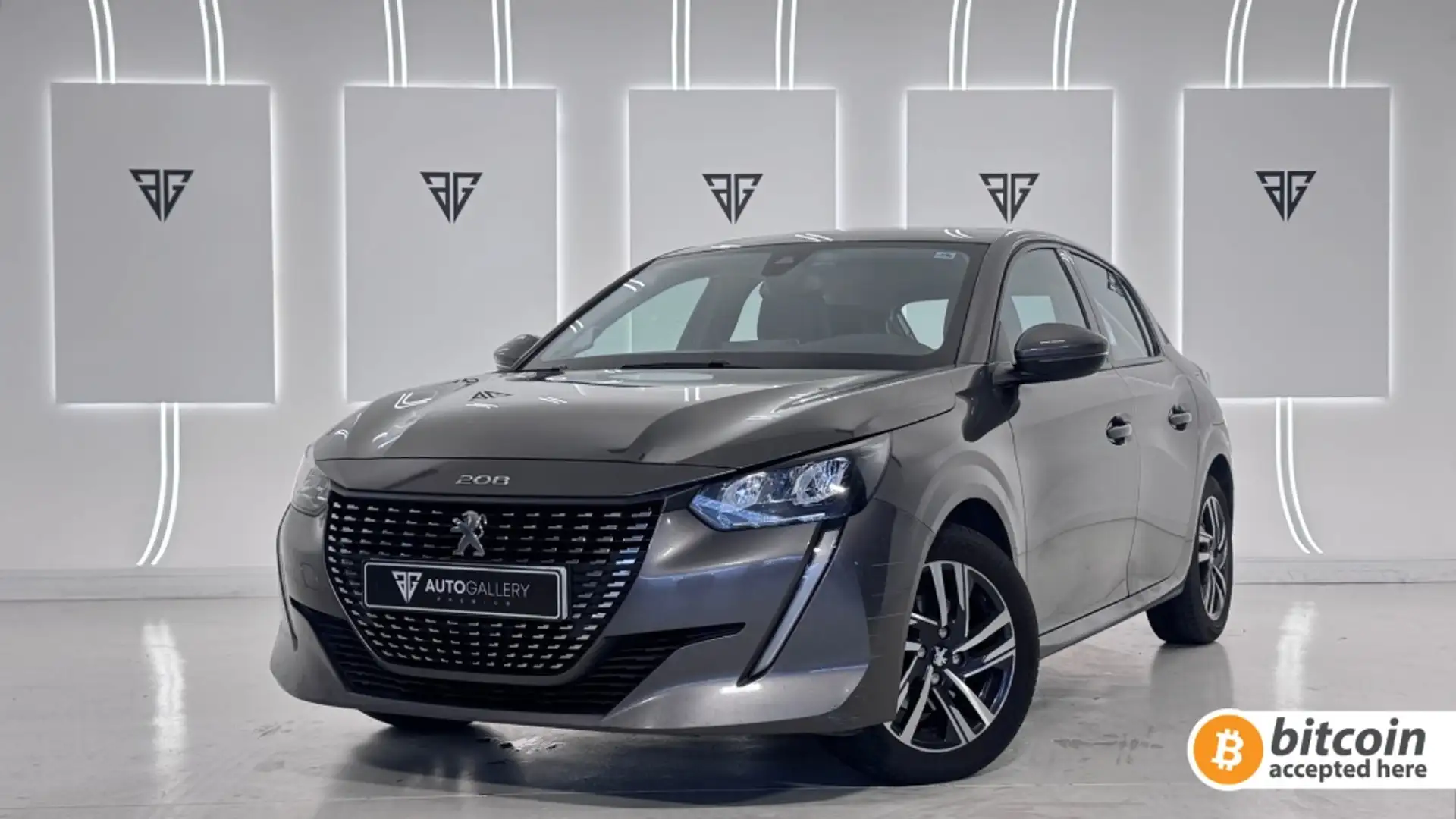 Peugeot 208 1.2 Puretech S&S Allure Pack EAT8 100 Gris - 1