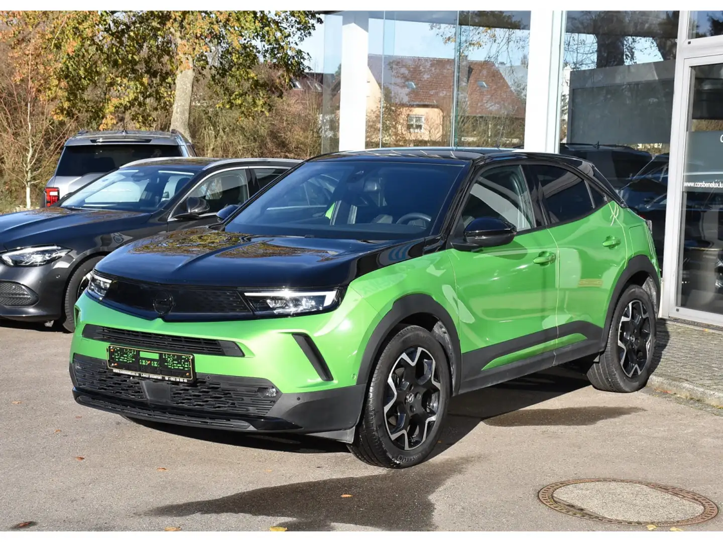 Opel Mokka 1.2 Turbo GS Aut. CUIR ACC GPS CAM SIDE Vert - 2