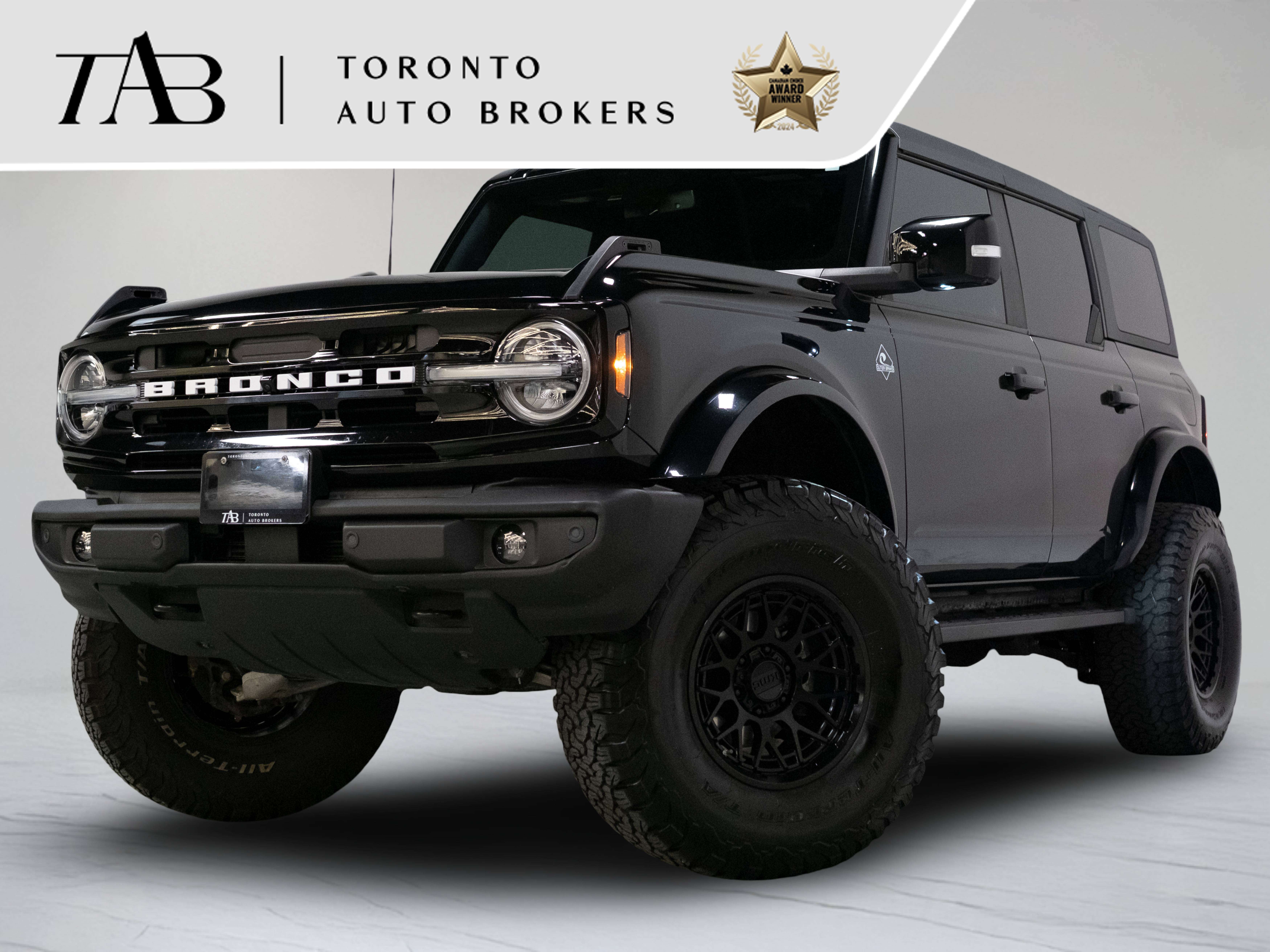 Black 2024 Ford Bronco SUV / Crossover Four-Wheel Drive Automatic