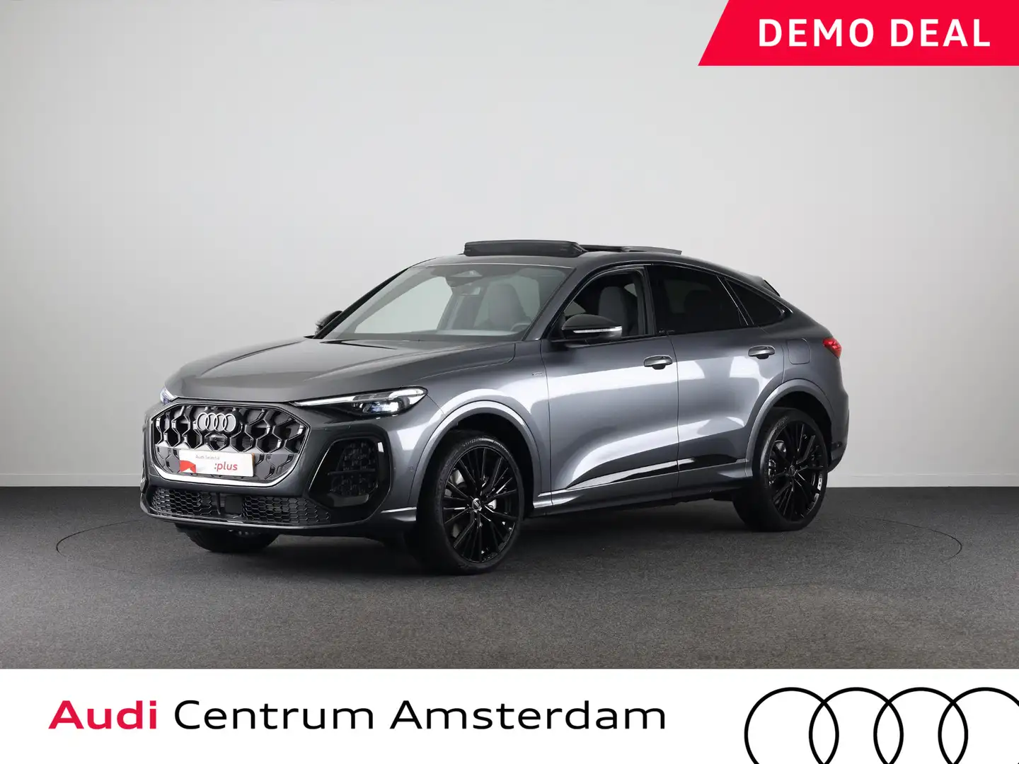 Audi Q5 Sportback 2.0 TFSI e-hybrid quattro S edition 299p Grijs - 1