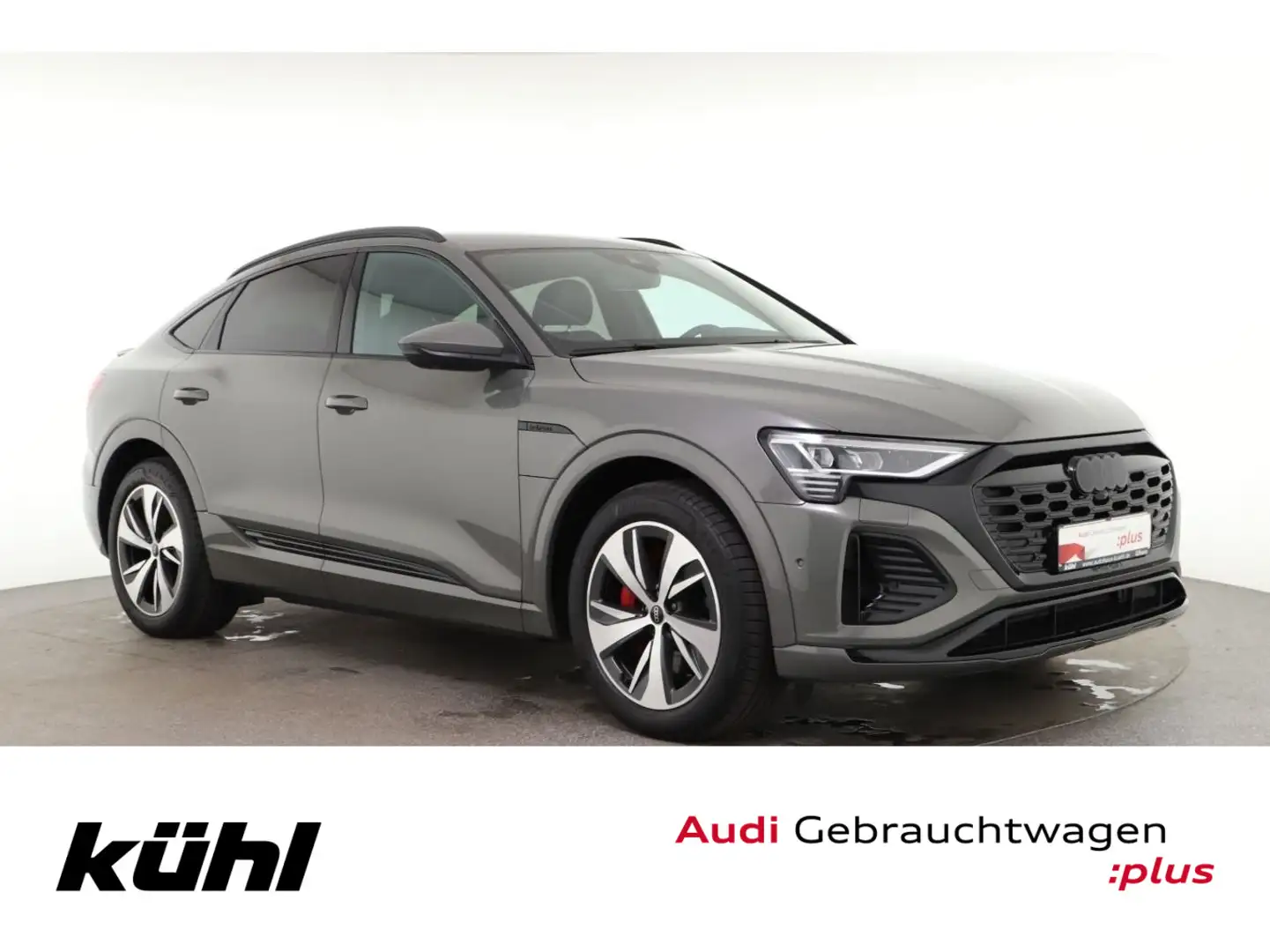 Audi Q8 e-tron 55 Q S line Luft Sport Matri Grau - 1