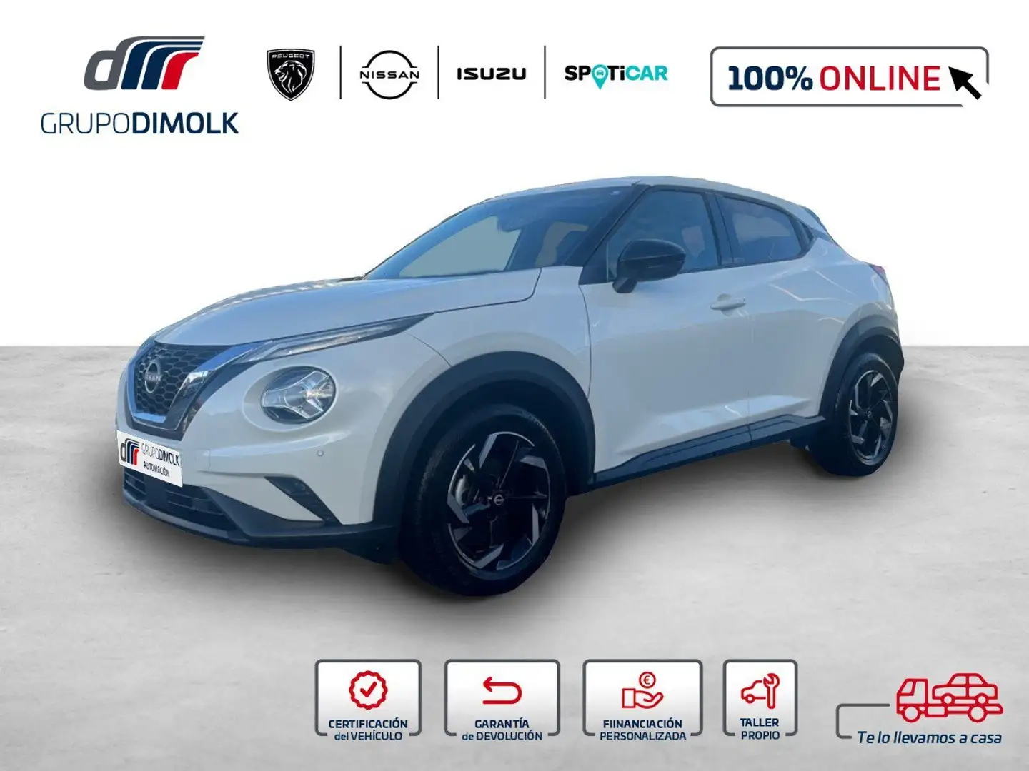 Nissan Juke 1.0 DIG-T N-Connecta 4x2 DCT 7 114 Blanco - 1