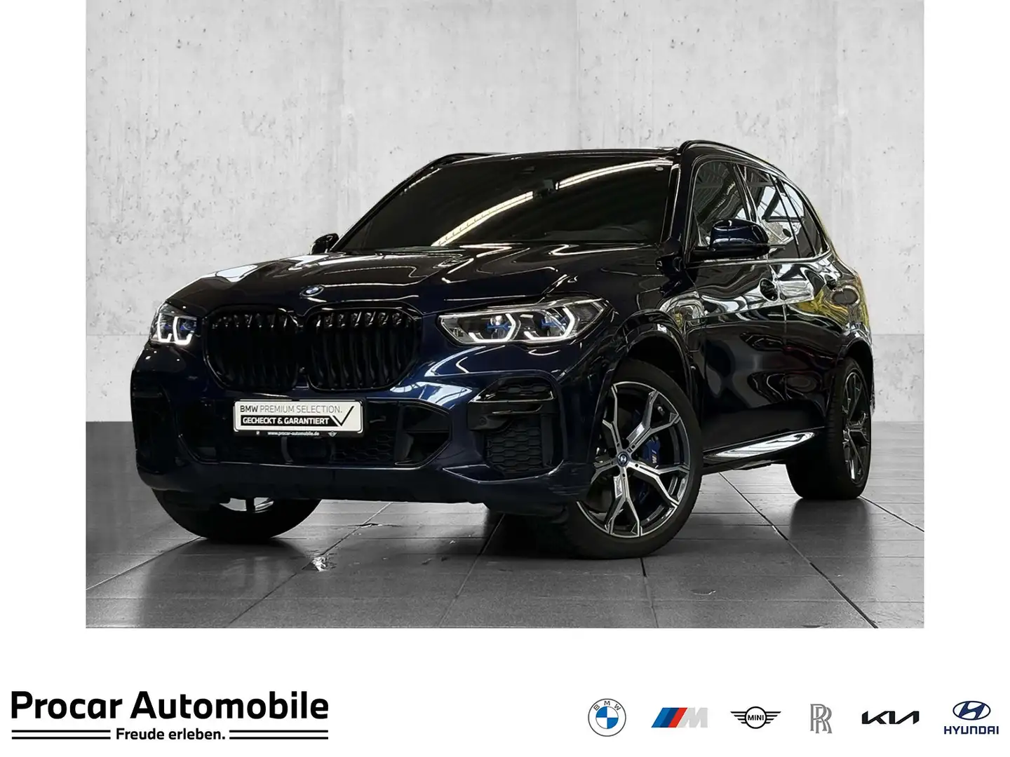 BMW X5 xDrive45e MSport DA PA+ Laser HuD Pano 21" LMR Bleu - 1