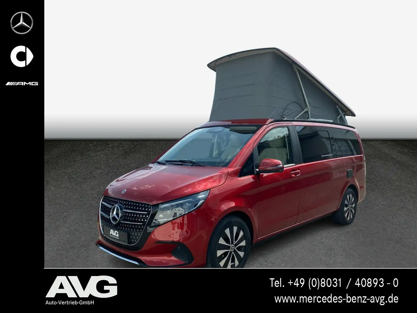 Mercedes-Benz Marco Polo Marco Polo 300 d MULTIBEAM DISTRONIC ELEK. DACH Rosso - 2