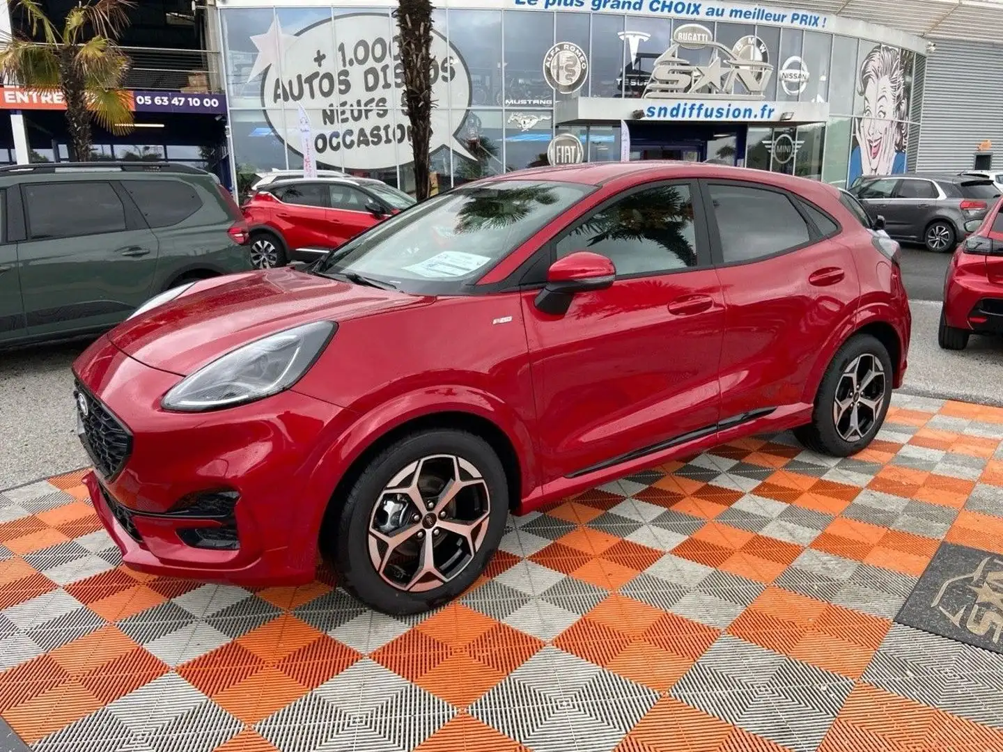 Ford Puma 1.0 ECOBOOST 125 MHEV POWERSHIFT ST LINE Roşu - 1