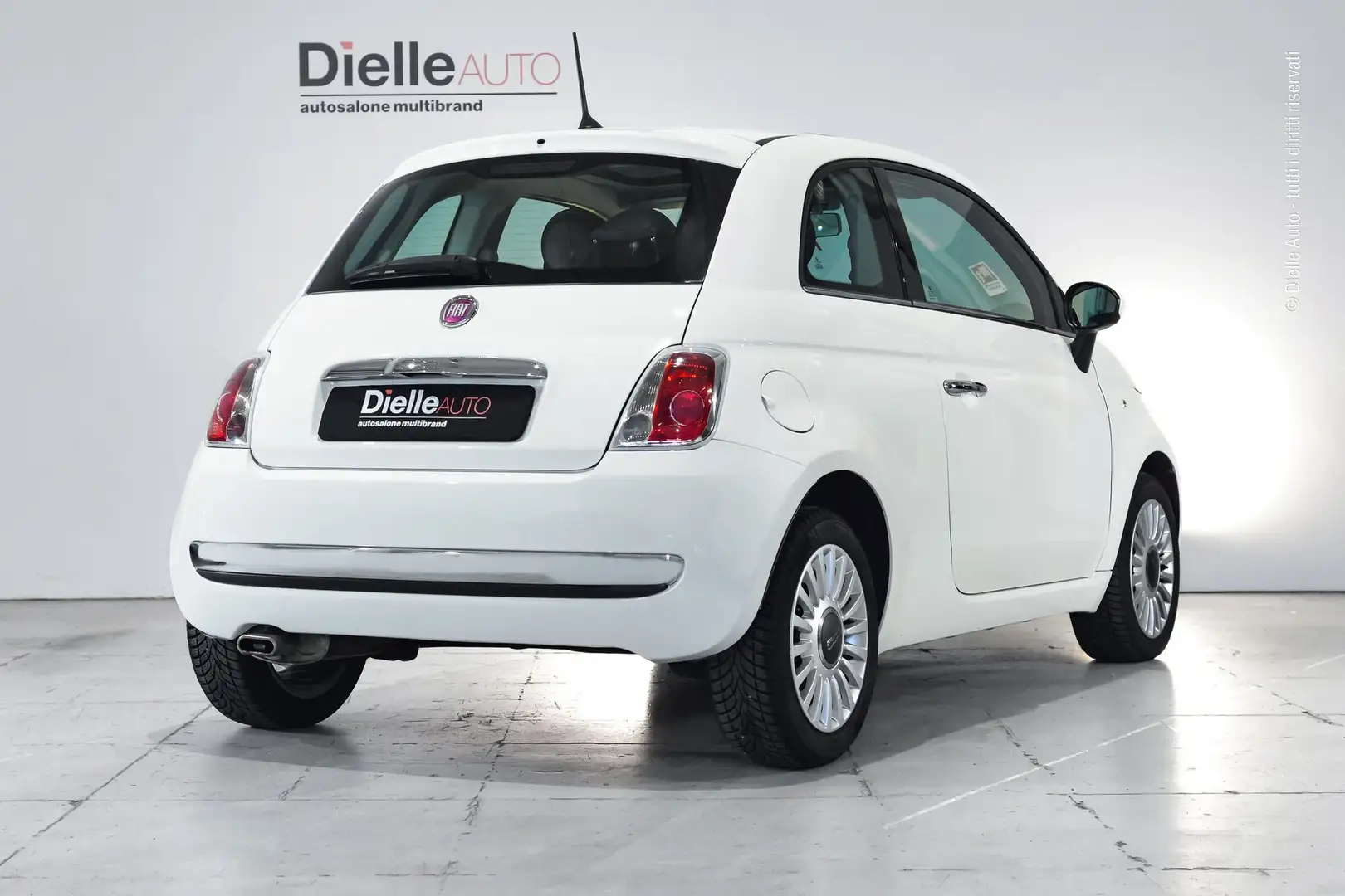 Fiat 500 500 1.2 Lounge 69CV E6 Weiß - 2