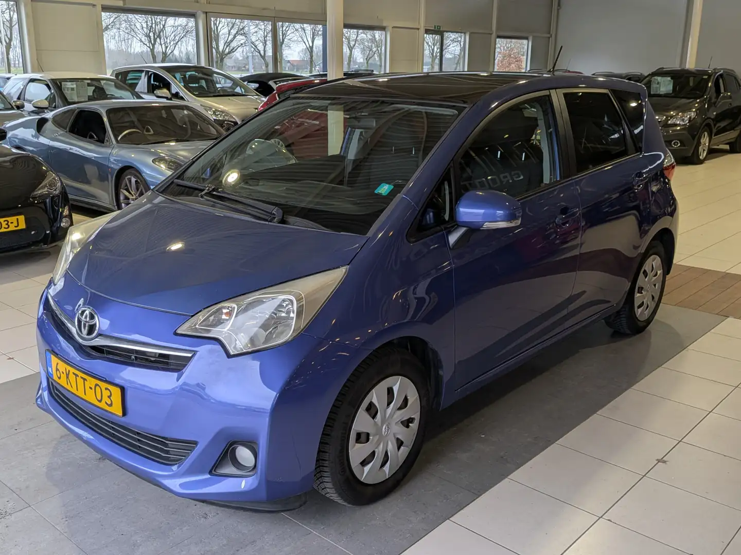 Toyota Verso-S 1.3 VVT-i Aspiration Automaat Panoramadak, Airco, Azul - 2