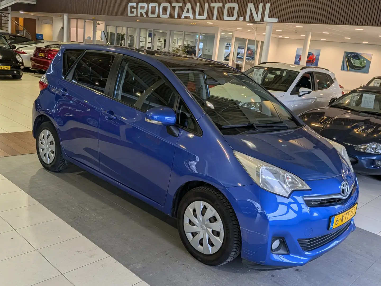Toyota Verso-S 1.3 VVT-i Aspiration Automaat Panoramadak, Airco, Azul - 1