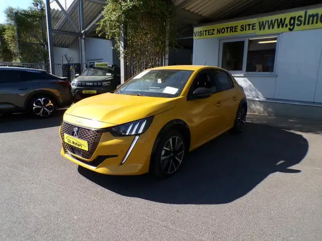 Peugeot e-208 GT 100kw Jaune 07/21 36.658km Airco CarPlay