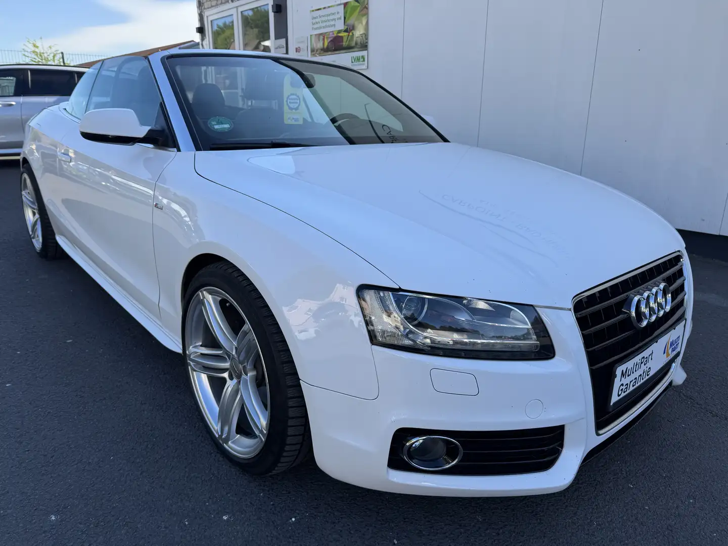 Audi A5 2.7 TDI| CABRIO| S-LINE| SCHECKHEFT| Blanc - 2