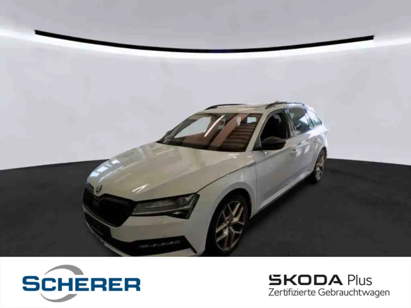 Skoda Superb Combi 2.0 TSI DSG 4x4 Sportline Navi, AHK Weiß - 1