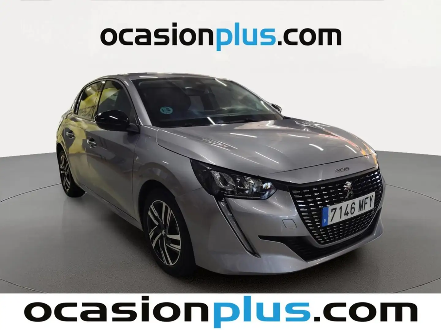 Peugeot 208 1.2 Puretech S&S Allure Pack 100 Gris - 2