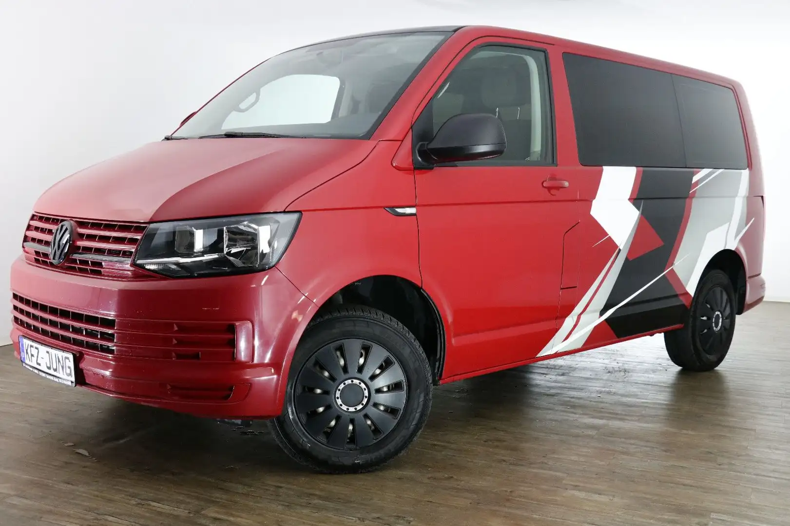 Volkswagen T6 Caravelle *9-Sitzer*HU/AU+Service neu*Klimaaut Красный - 2