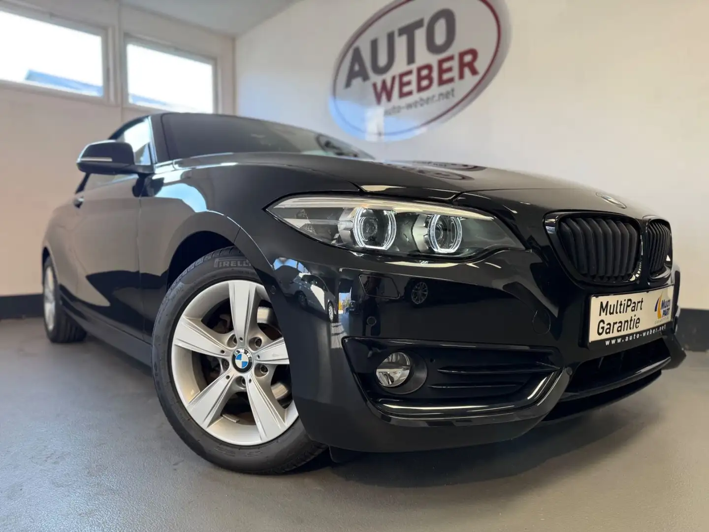 BMW 218 I SPORT LINE*LEDER*BT*TEMP*SITZH*NAVI*LED* Schwarz - 1